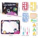 Water Doodle Mat 110 x 75cm, Water Drawing Mat with 2 Magic Pen, 3 Stamps, 3 Drawing Mold and 1 Roller Painting Tools Educational Toy for Children, Kids 3+ - RE333-163