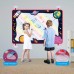 Water Doodle Mat 110 x 75cm, Water Drawing Mat with 2 Magic Pen, 3 Stamps, 3 Drawing Mold and 1 Roller Painting Tools Educational Toy for Children, Kids 3+ - RE333-163