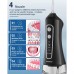 DSDdental Electric Water Flosser, Dental Oral Irrigator with 4 Jet Tips, 5 Modes, 300ML Water Tank, USB Rechargeable for Teeth, Gums, Braces, Dental Care - FC-630