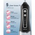 DSDdental Electric Water Flosser, Dental Oral Irrigator with 4 Jet Tips, 5 Modes, 300ML Water Tank, USB Rechargeable for Teeth, Gums, Braces, Dental Care - FC-630