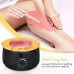 Wax Warmer, Hair Removal Kit with Adjustable Temperature, 4 Flavors, 10 Wax Applicator Sticks, Wax Heater for Body Armpits, Eyebrows, Face, Legs, Bikini