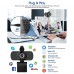 1080P Webcam with Microphone, Full HD Camera with Privacy Cover for PC Laptop, Desktop, Plug and Play for Conference Call, Skype, Zoom - ECG-C01