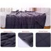 Weighted Blanket, 10 LBS, 48" x 72" inch Twin Size Heavy Blanket, Organic Cotton with Natural Glass Beads