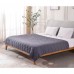 Weighted Blanket, 15 LBS, 60" x 80" inch Queen Size Heavy Blanket, Organic Cotton with Natural Glass Beads for Adults