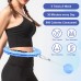 Weighted Hula Hoop, 14 Sections Detachable, 360-Degree Automatic Rotation, Professional Intelligent Counter Smart Fitness Hula Hoops For Kids, Adults (Maximum waist circumference: 127cm/50in)