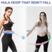 Weighted Hula Hoop, 14 Sections Detachable, 360-Degree Automatic Rotation, Professional Intelligent Counter Smart Fitness Hula Hoops For Kids, Adults (Maximum waist circumference: 127cm/50in)