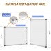 Magnetic Aluminum Frame White Board, with Detachable Marker Tray, for Wall for School/Office/Home