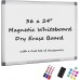 Magnetic Aluminum Frame White Board, with Detachable Marker Tray, for Wall for School/Office/Home