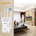 WAVLINK AC1200 WiFi Extender, Dual Band WiFi Range Extender with 4 High Gain External Antenna 1200Mbps, 802.11AC, WPS Easy Set Up, Wall Plug - WL-WN575A3