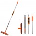 MATCC 2 in 1 Window Cleaning Tools with Sponge Scrubber, 48'' Extendable Handle, Squeegee, 180 Rotating for Cleaning Outdoor, Indoor, Windows, Cars - MCW002