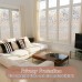 Window Privacy Film, Removable 3D Rainbow Covering No Glue Static Cling, UV Blocking for Home, Office, Windows - 44.5 x 200 cm