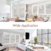 Window Privacy Film, Removable 3D Rainbow Covering No Glue Static Cling, UV Blocking for Home, Office, Windows - 44.5 x 200 cm