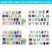 2-Pack Wooden Puzzle for Toddlers, Wooden Alphabet and Number Shape Puzzles for Kids - 0606