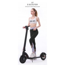 X7 10 Inch  E-scooter Off Road Air Wheel Easy Fold-n-Carry Design 350W  25KM/h Electronic  Scooter  