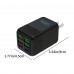 6-Port USB Wall Charger, 4 USB-A and 2 USB-C PD