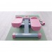 Mini Stepper with Bands, LCD, Pink Home Fitness Machine
