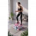Mini Stepper with Bands, LCD, Pink Home Fitness Machine